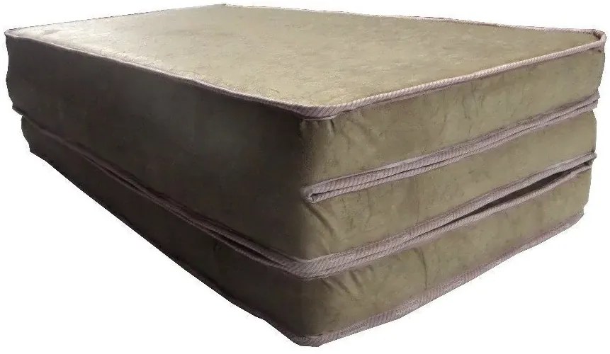 Puff Multifuncional Banco Colch�O Casal D45 188X128Cm Suede (Preto)