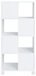 Conjunto Escritório Home Office 4 Peças Side A06 Branco/Carvalho - Mpo