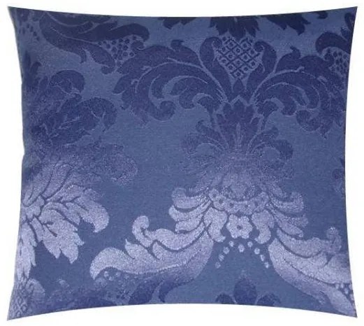 Capa para Almofada Tecido Jacquard Estampado Azul Marinho 45x45 cm - Drossi