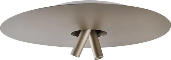 Plafon Led De Sobrepor Aluminio Oliva 25,36W 2700K Galileo