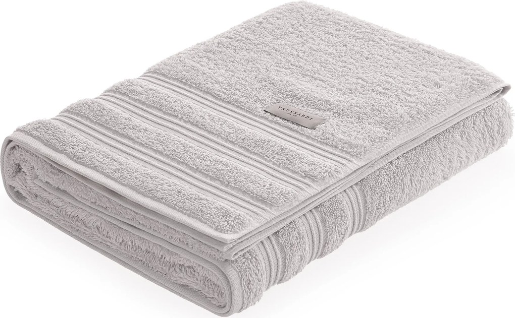 Toalha de Rosto Trussardi 100% Algodão Egitto - Gelo  Gelo