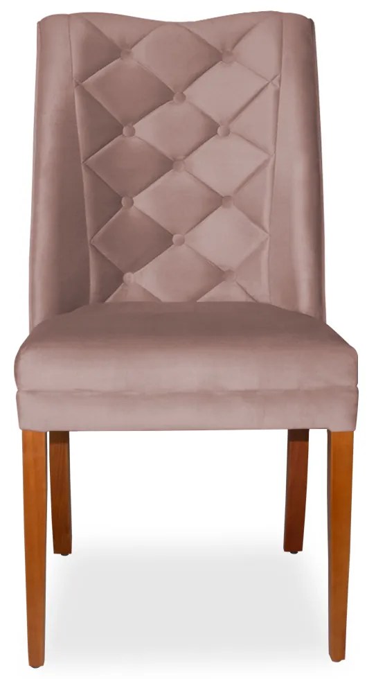 Cadeira de Jantar Micheli Suede Crepe