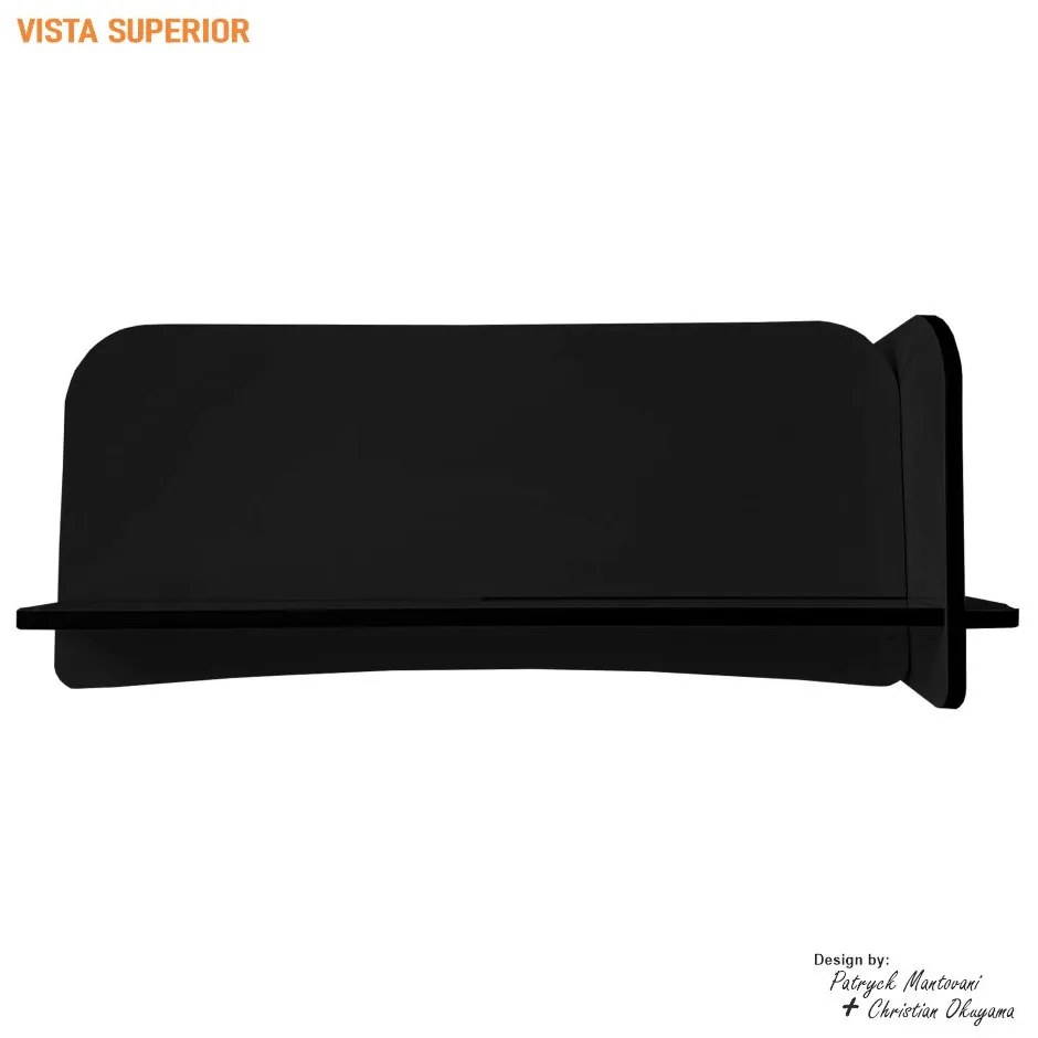 Arranhador de Gato para Cama Box B400 Preto/Terracota - Sheep Estofados - Preto