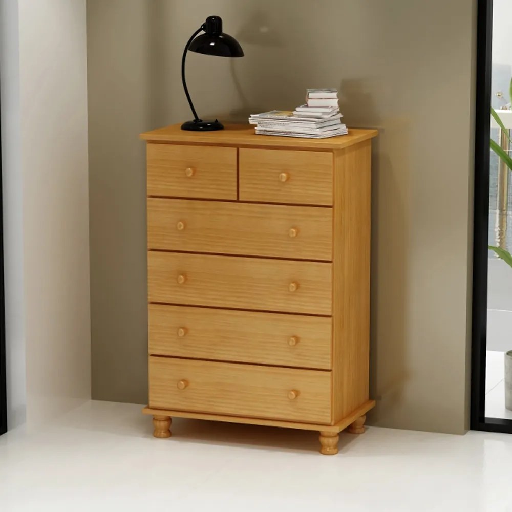 Cômoda Ônix 6 Gavetas Bedroom -