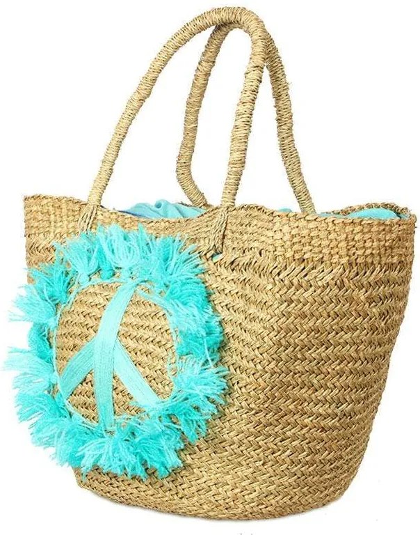Bolsa Fibra Natural Peace &amp; Love | Bali