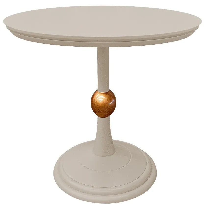 Mesa Lateral Diamante G - Fendi Nouveau com Dourado Soleil Kleiner