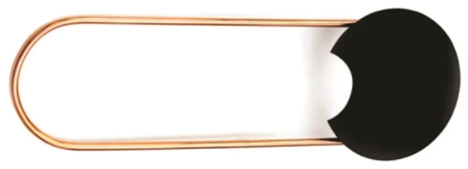 Arandela Coneto Oval Extrema 04X20X57Cm 1Xled 5,5W 2700K - Old Artisan... (BRANCO / COBRE BRILHO, 110V)