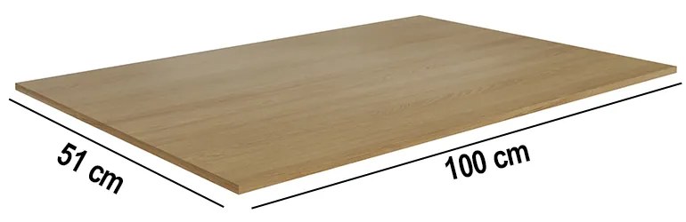 Tampo Balcão de Cozinha 100x51cm A01 - D'Rossi - Amendoa
