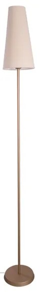 Luminaria De Piso Aluminio Dourado 180cm Thomas Cup