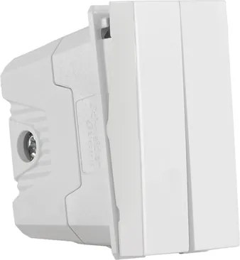 Interruptor Paralelo M&amp;#xF3;dulo Duplo Branco 10a Orion Class
