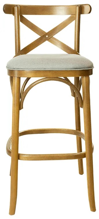 Banqueta X Espanha Estofada - Wood Prime TT 31249