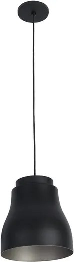 Pendente Alum&amp;#xED;nio Preto E Grafite &amp;#xD8;22cm Aru&amp;#xE1;