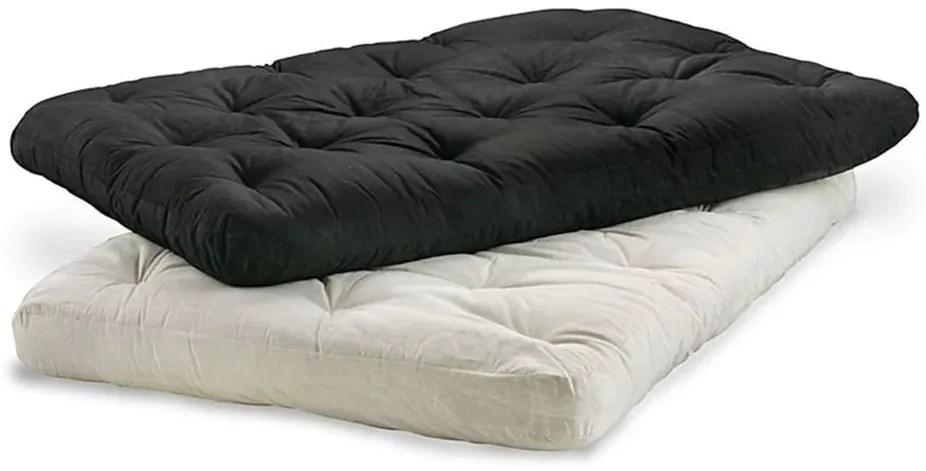 Colchonete Futon Dobravel Enrolavel 200X40X13Cm Orthovida (Preto)