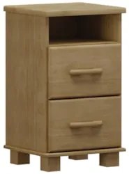 Mesa Cabeceira 44cm Para Quarto 2 Gavetas Eduarda Freijó F07 - Mpozena
