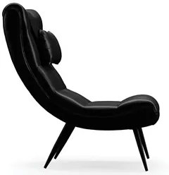 Kit 2 Poltronas Decorativas Para Sala de Estar com Almofada e Pés Pali