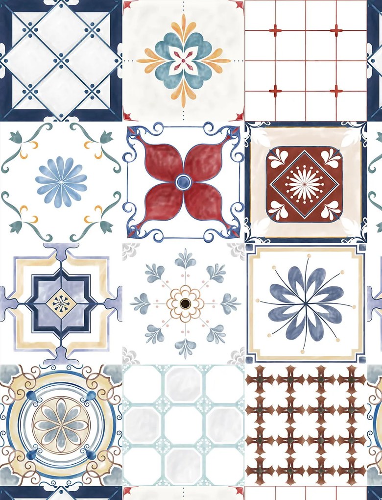 Adesivo Azulejo 08 - 52cm x 68cm