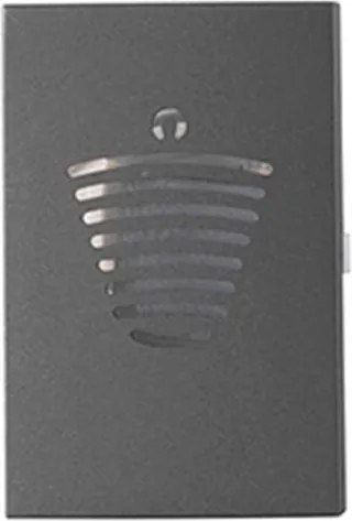 Módulo Campainha Cigarra Bivolt Grafite Pro Class Inova