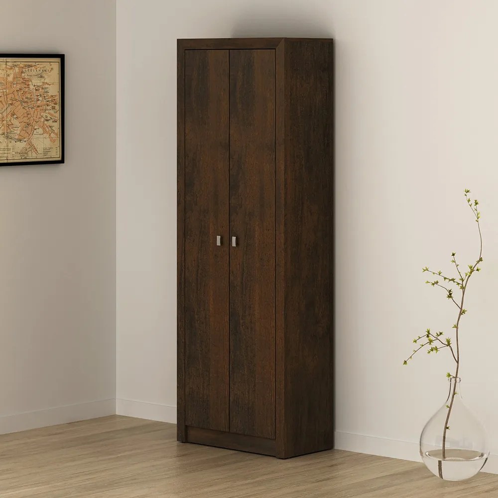 Armário Estante Alto para Escritório Home Office ME4105 MDP Rustico G69 - Gran Belo