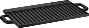 Chapa Retangular Tramontina Fargo Ferro Fundido Pre-Seasoned 37 cm 2,3 L Preta