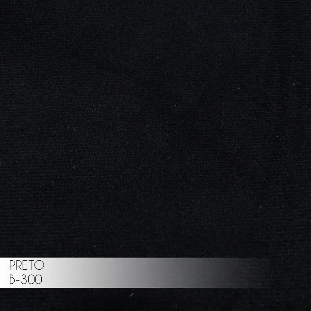 Poltrona Decorativa Kitana Pés Madeira Giratório Veludo Preto G15 - Gran Belo