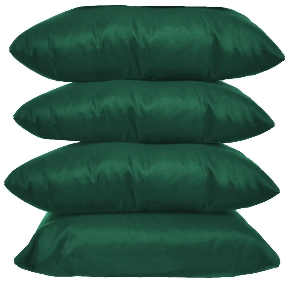 Kit 4 Almofadas Decorativas 50x50 Tecido Suede Verde Bandeira