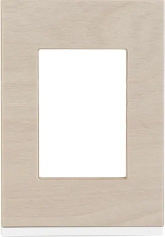 Placa Suporte 4X2 3 Modulos Vertical Nordic Wood Orion Class