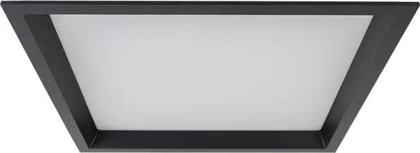 Plafon Led Embutir Quadrado Preto 28W 120 3000K Deep