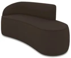 Sofá 3 Lugares Para Sala 180cm Orgânico Wendi Suede Marrom I01 - Mpoz