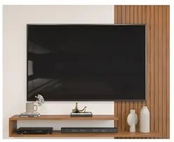 Painel Para Tv Até 50 Polegadas Nando D04 Freijó/Off White - Mpozenato