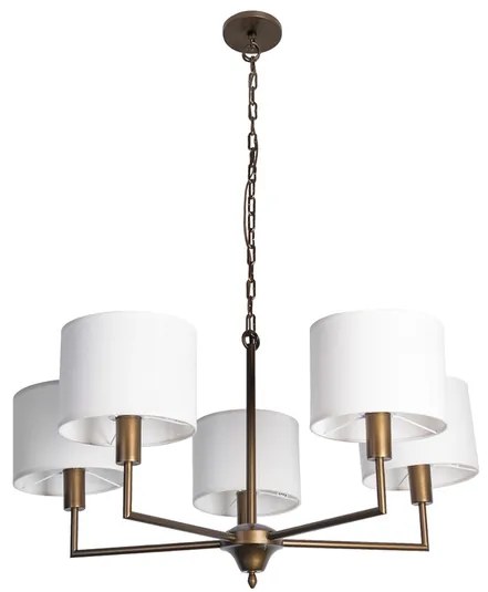 Lustre Aco Aluminio Ouro Novo Vicenza