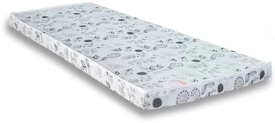 Colchonete Visita Solteiro 188X70X8Cm Espuma D33 Orthovida (Cinza)