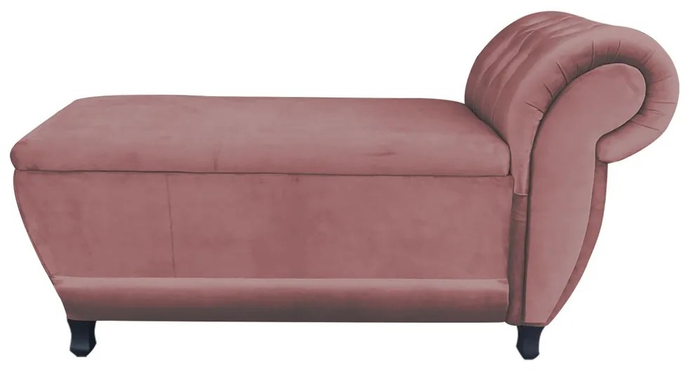 Recamier Goya Veludo - D'Rossi - Rose