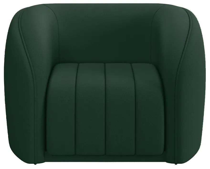 Poltrona Decorativa Sala de Estar Adam Veludo Verde G45 - Gran Belo