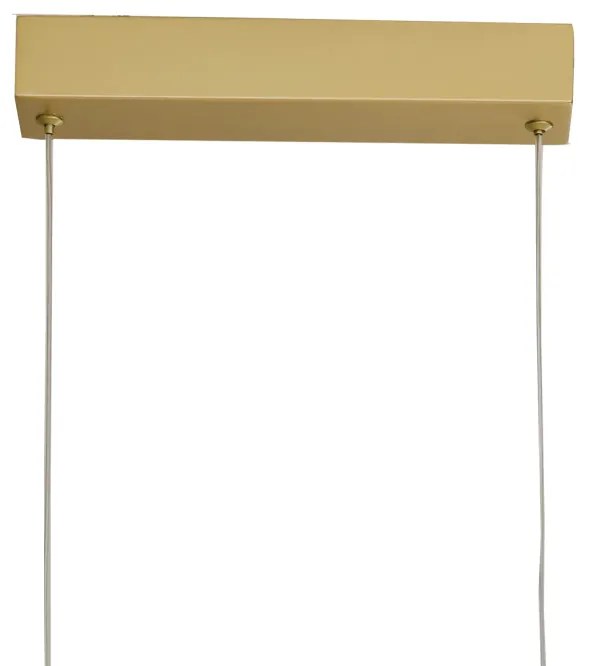 Pendente Mezzo 8,5X100Cm Led 30W 3000K Bivolt Alumínio Dourado - Usina...