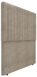 Cabeceira Cama Box Queen 160cm Estofada Plutus Boucle Capuccino Z04 -