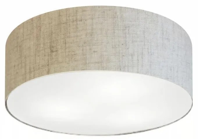 Plafon de Sobrepor Cilíndrico SP-3046 Cúpula Cor Rústico Bege