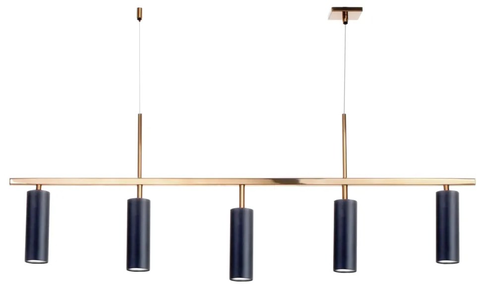 Pendente Pipeline 19X12X100Cm Metal Alumínio 5Xmr11 - Old Artisan Pd-5... (ONIX)