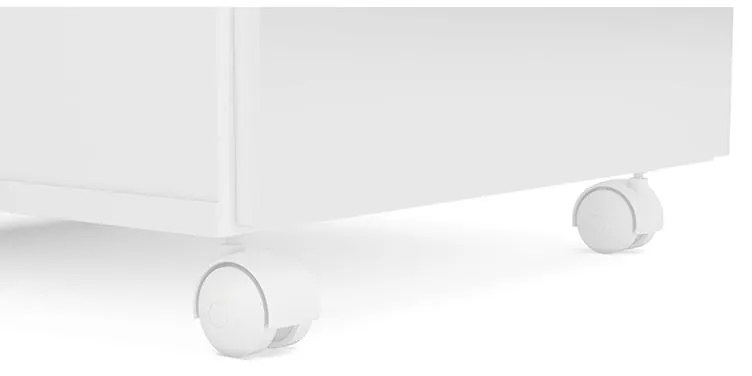 Armário Multiuso Lavanderia 3 Prateleiras 1 Porta - Branco