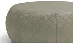 Puff Golf 105 cm Tressê C19 Corano Bege Escuro - Domi
