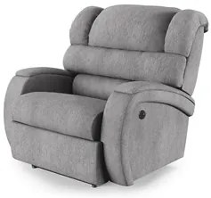 Poltrona do Papai Reclinável Kalie Power Touch USB FH9 Linho Cinza - M