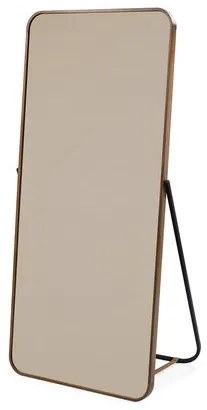 Espelho De Chão Bronze Com Moldura Amêndoa 230cm - 77156 Espelho De Chão Dourado C/ Moldura Amêndoa 230cm - 77156