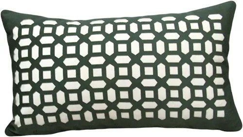 Capa Almofada Corte a Laser Provence Vitral Verde 30x50cm