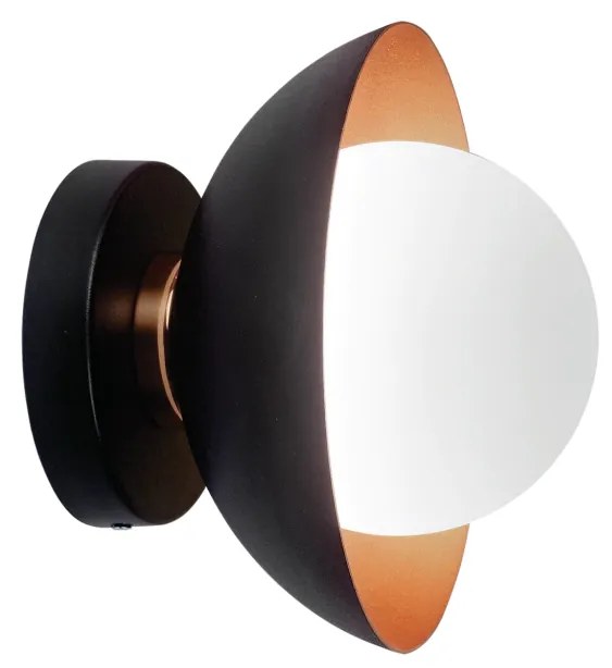 Plafon Bibelô Ø19X16Cm Globo Ø14Cm Fosco 1Xe27 G45 Mini Bulbo Anel Dis... (BT - Branco Texturizado, Igual Primeira Cor)