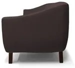 Sofá Atenas 3 Lugares 230cm C34 Marrom - Domi