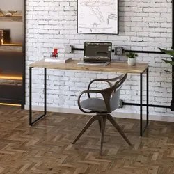 Mesa de Escritório Escrivaninha 135cm Dynamica Industrial C08 Carvalho