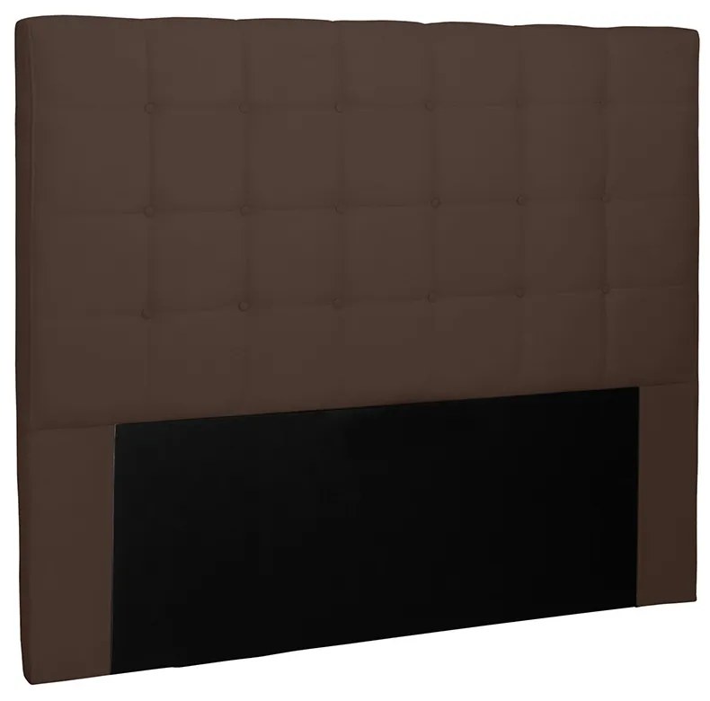 Cabeceira Verona Para Cama Box Solteiro 90 cm Suede Café - D'Rossi