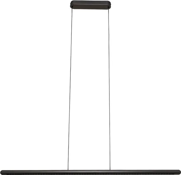 Pendente Led Abs E Alumínio Grafite 40w 3000k Florete