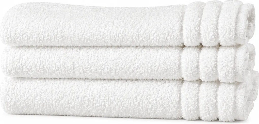 Jogo 3 Toalhas de Lavabo Trussardi 100% Algodão Imperiale - Branco  Branco