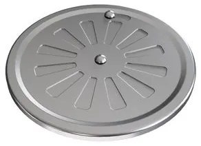 Ralo Redondo com Fecho em Aço Inox 10 cm Docol