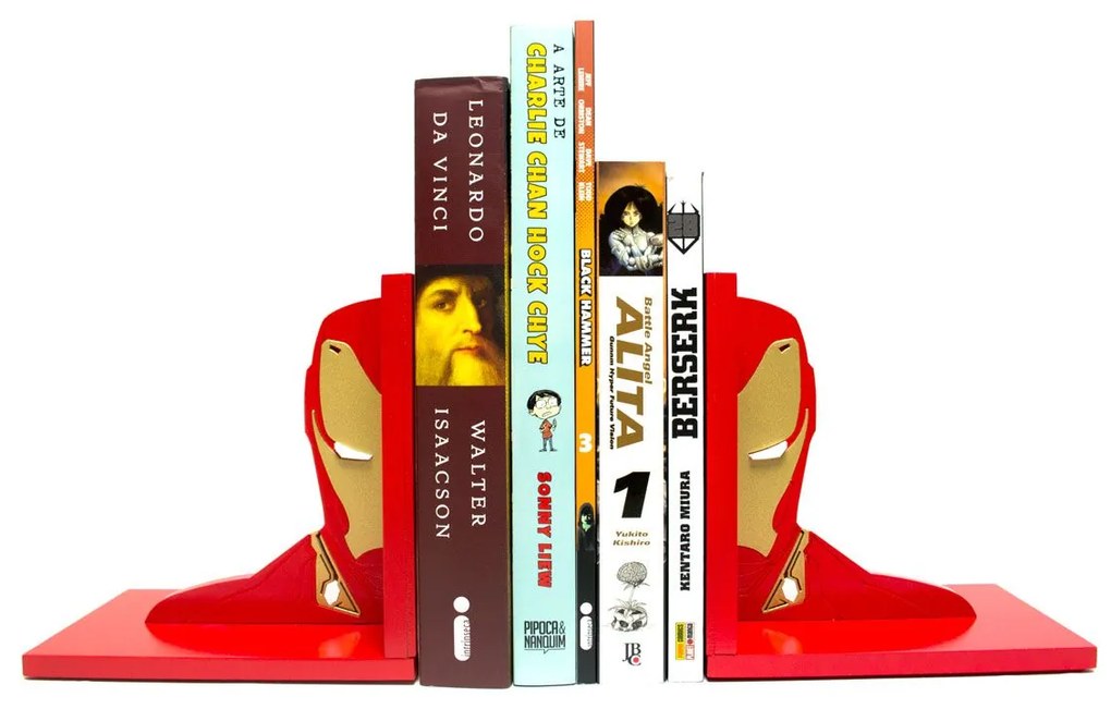 Aparador de Livros Homem de Ferro Iron Man Vingadores The Avengers Marvel